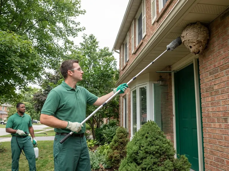 Exterior Stinging Insect Nest Elimination in Silver Spring, MD