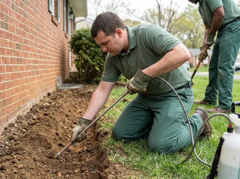 Subterranean Termite Perimeter Defense in Silver Spring, MD